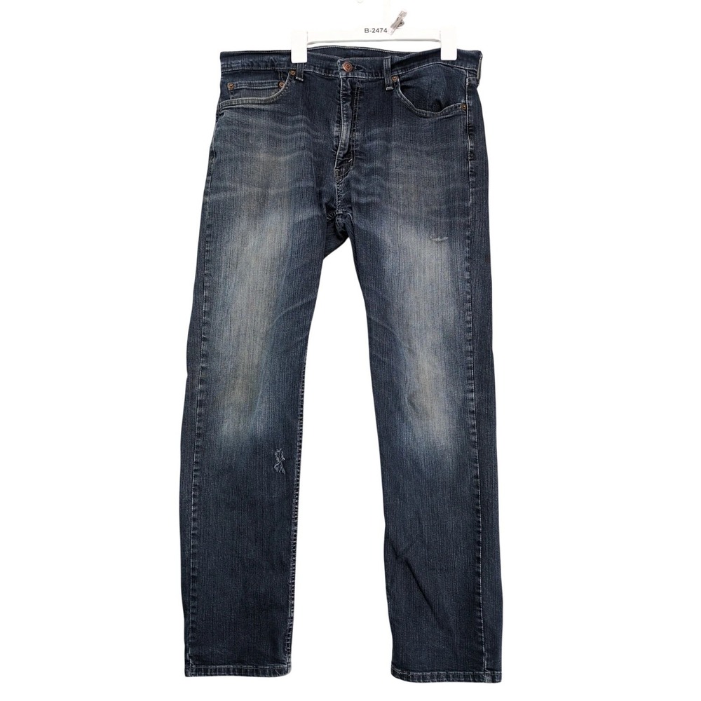 Levi's 559 Straight Jeans Mens 36x34 Medium Wash Stretch Workwear Western Skater